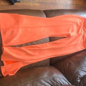 Brushed peach pants